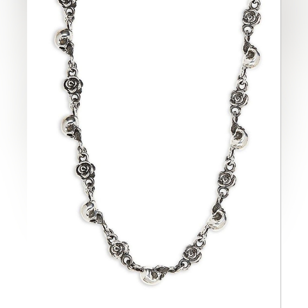 King baby skulls and roses necklace - Picture 6 of 7